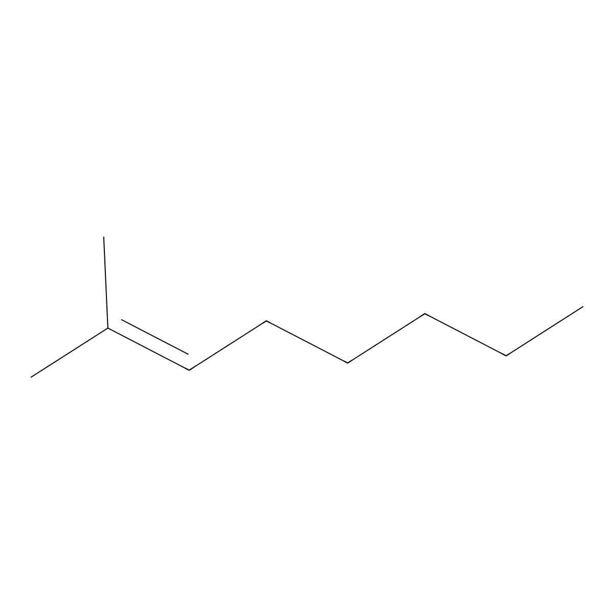 2-Methyl-2-octene molecular structure, CAS 16993-86-5