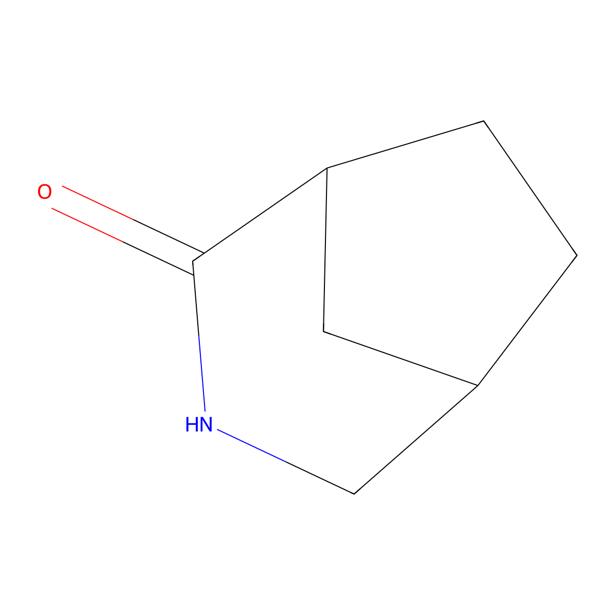 3-Azabicyclo[3.2.1]octan-2-one molecular structure, CAS 16994-00-6