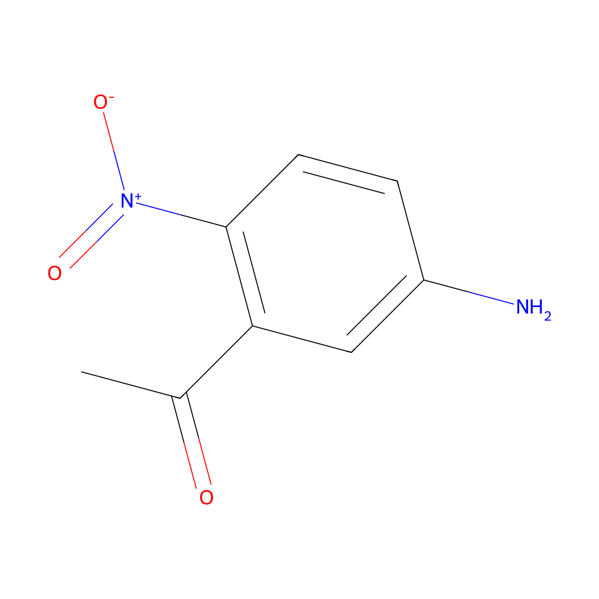 Ethanone, 1-(5-amino-2-nitrophenyl)- molecular structure, CAS 16994-13-1