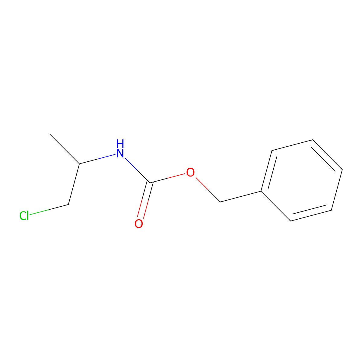 benzyl N-(1-chloropropan-2-yl)carbamate molecular structure, CAS 1699407-17-4