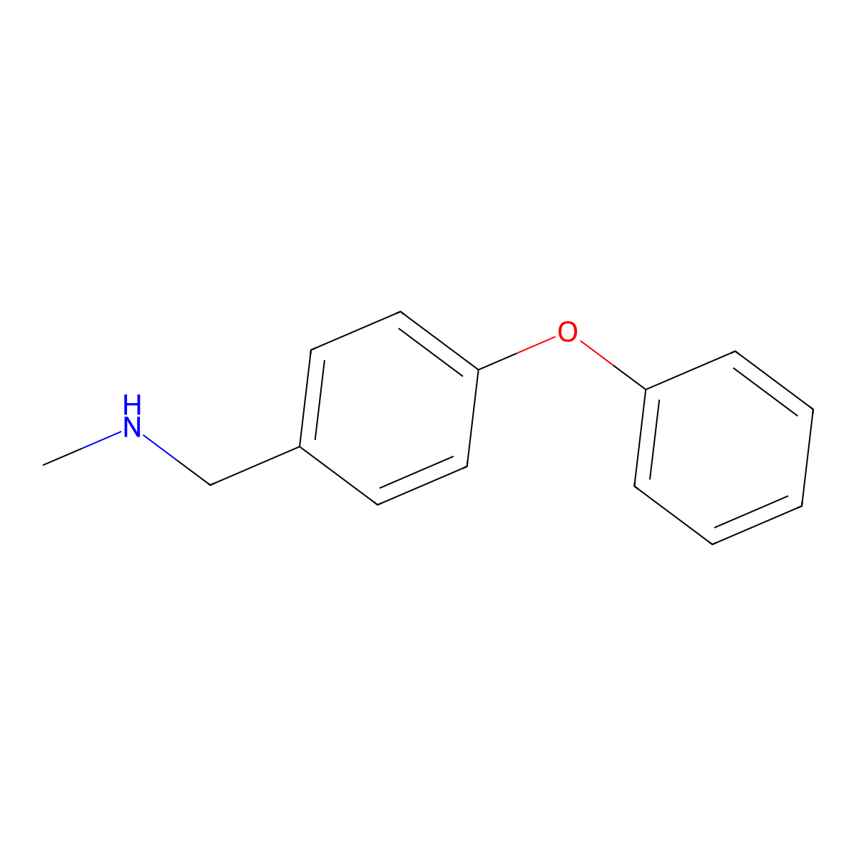 N-Methyl-1-(4-phenoxyphenyl)methanamine molecular structure, CAS 169943-40-2