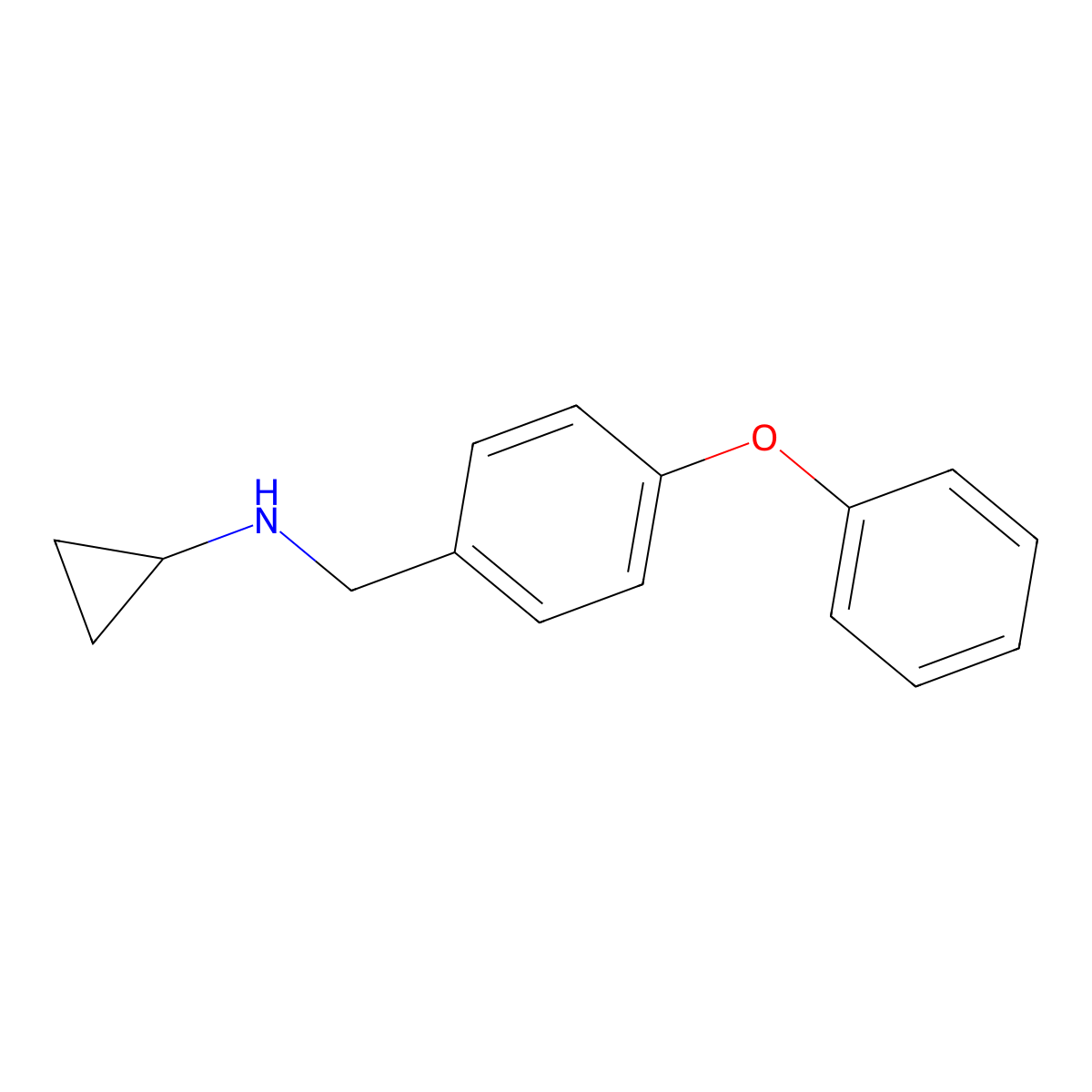 N-Cyclopropyl-4-phenoxybenzenemethanamine molecular structure, CAS 169943-96-8