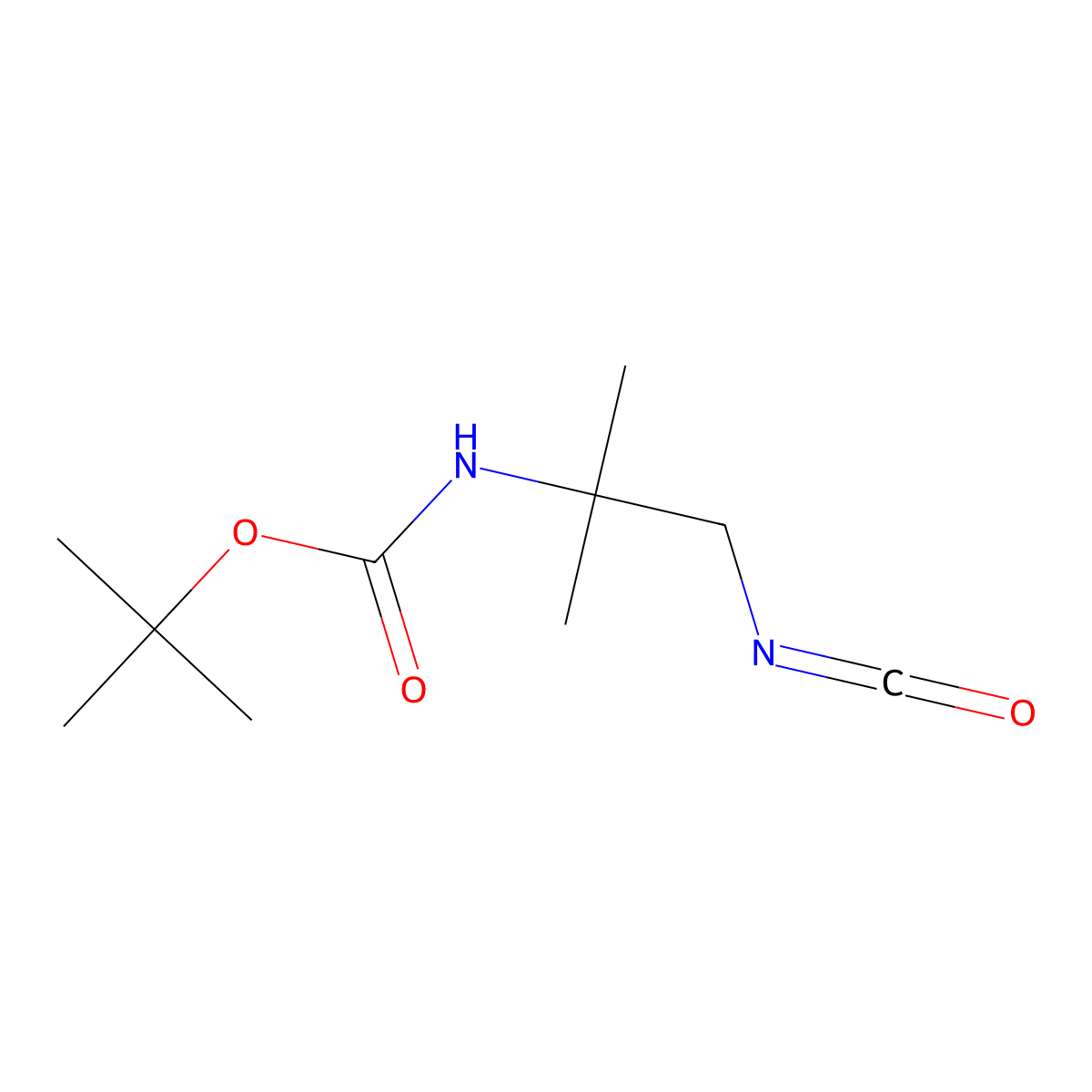 Carbamic acid, (2-isocyanato-1,1-dimethylethyl)-, 1,1-dimethylethyl ester molecular structure, CAS 169954-70-5