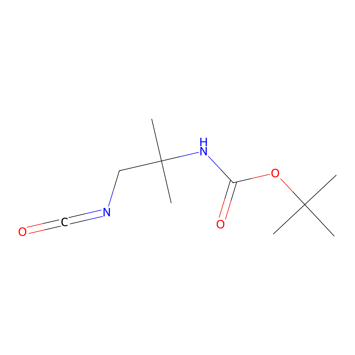 Carbamic acid, (2-isocyanato-1,1-dimethylethyl)-, 1,1-dimethylethyl ester molecular structure, CAS 169954-70-5