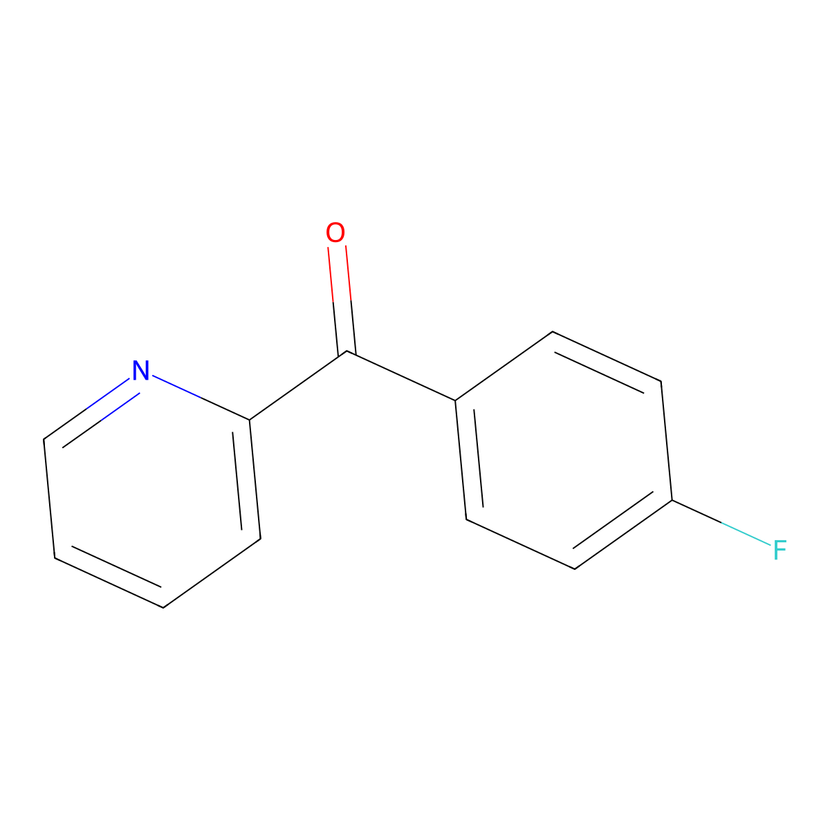 2-(4-Fluorobenzoyl)pyridine molecular structure, CAS 169955-75-3
