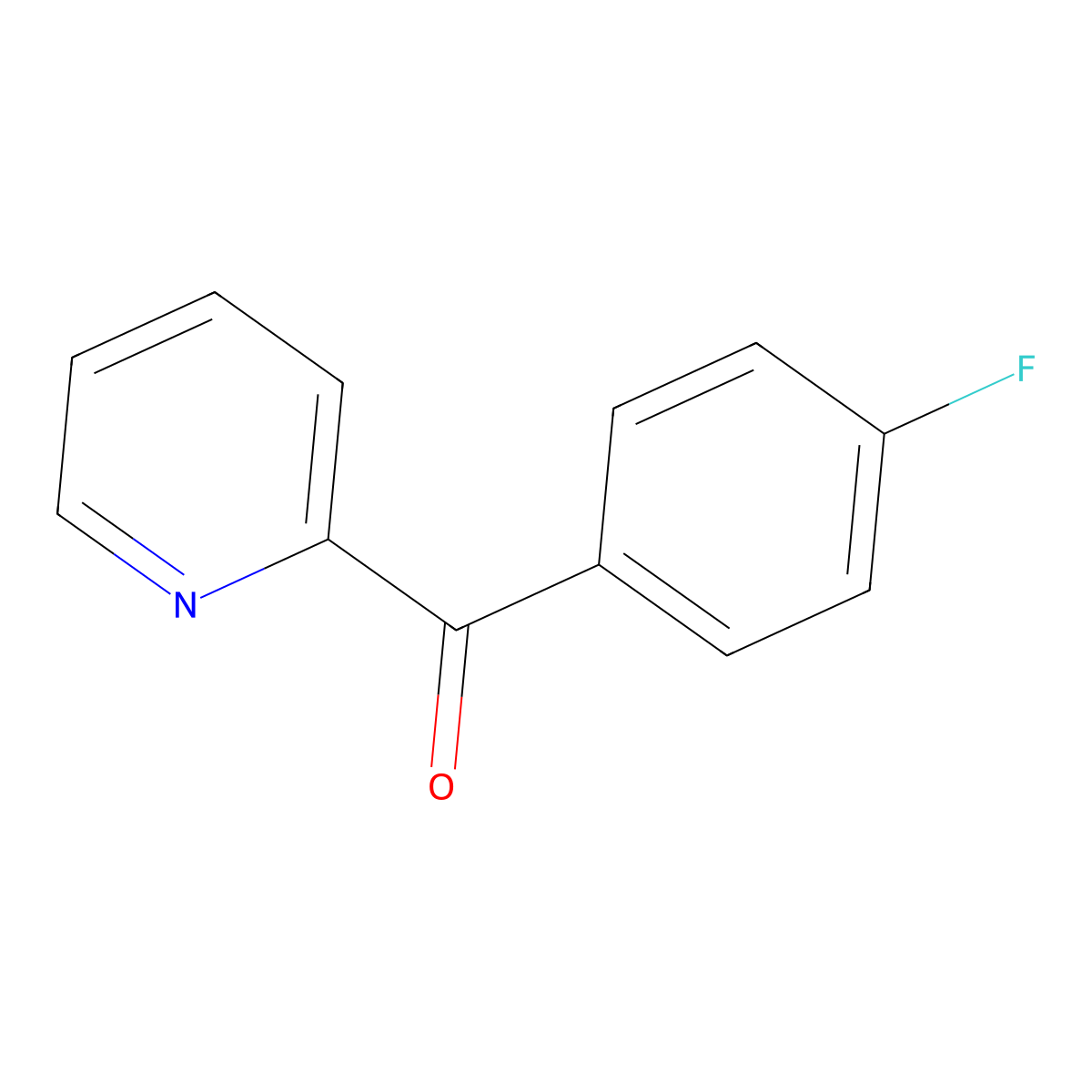 2-(4-Fluorobenzoyl)pyridine molecular structure, CAS 169955-75-3