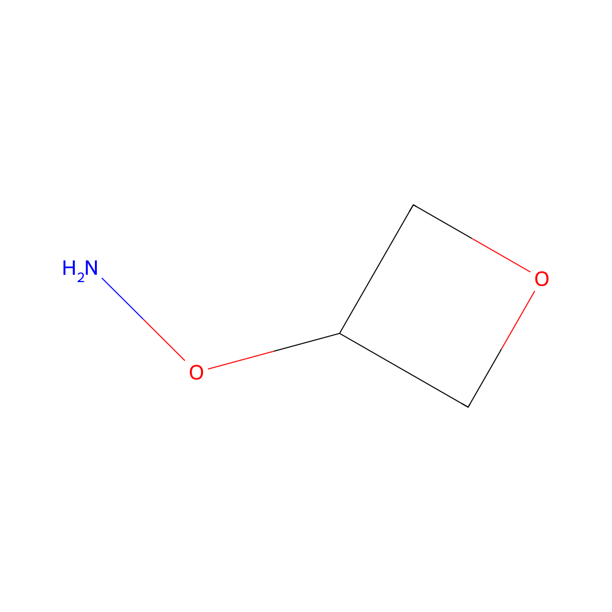 O-(oxetan-3-yl)hydroxylamine molecular structure, CAS 169956-86-9