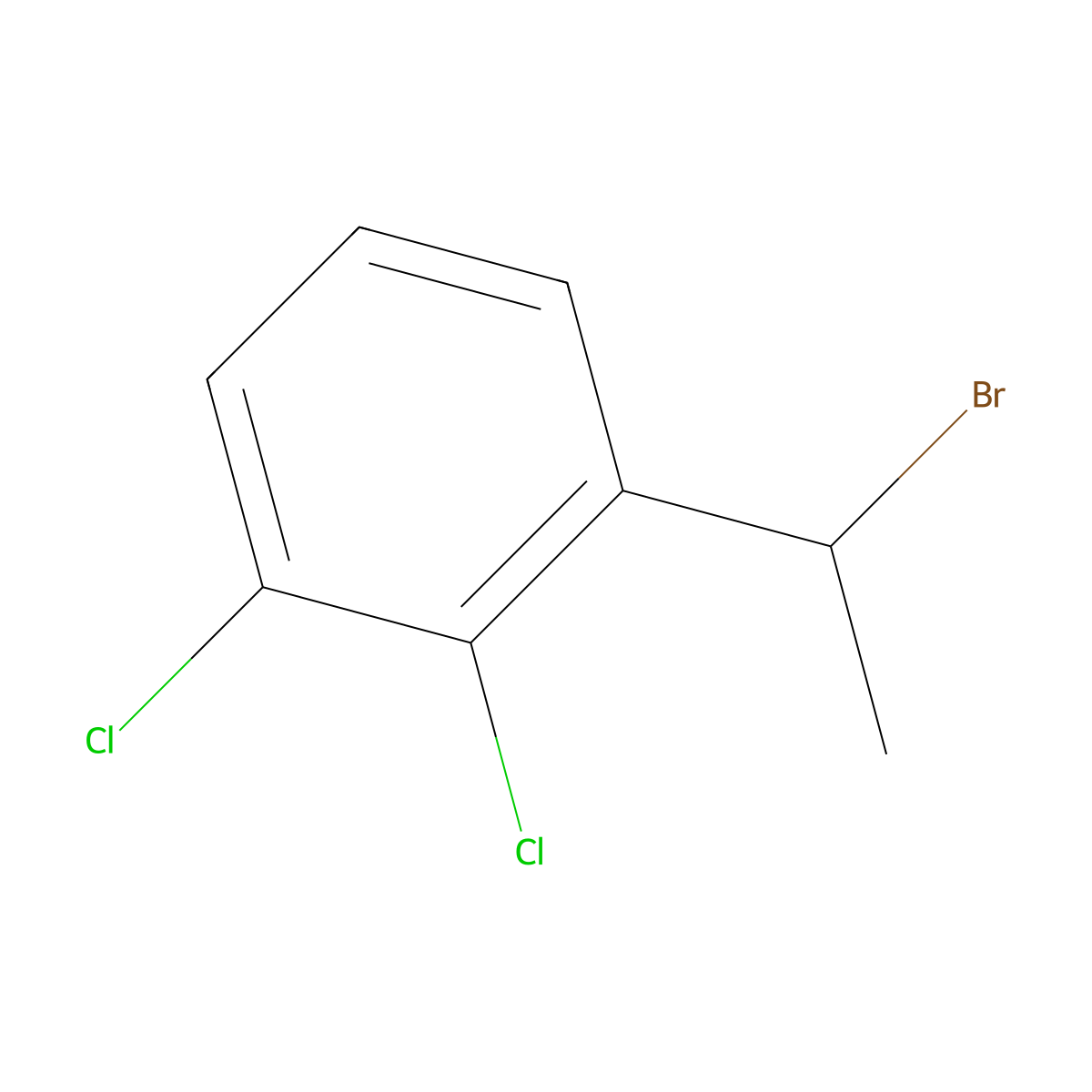 1-(1-Bromoethyl)-2,3-dichlorobenzene molecular structure, CAS 1699610-77-9