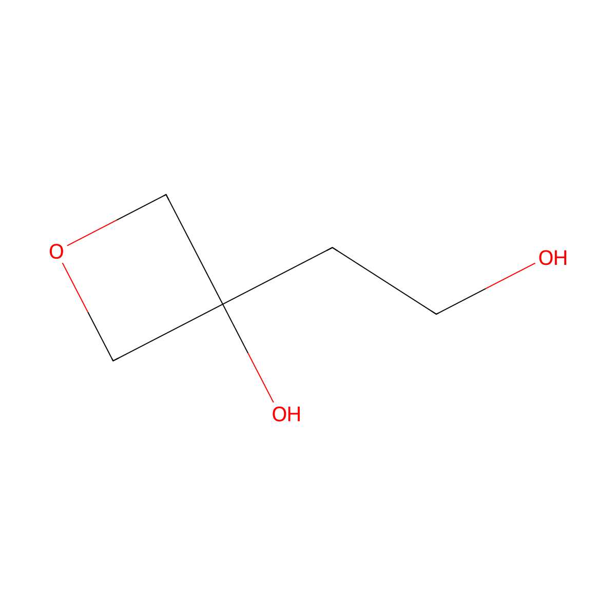 3-(2-Hydroxyethyl)oxetan-3-ol molecular structure, CAS 1699741-74-6