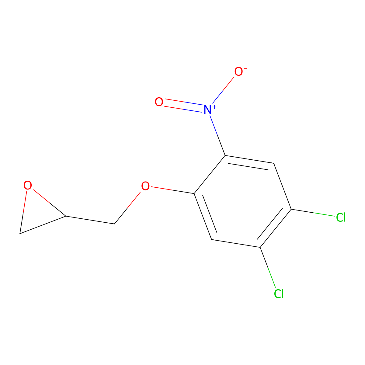 2-(4,5-Dichloro-2-nitro-phenoxymethyl)-oxirane molecular structure, CAS 1700034-28-1