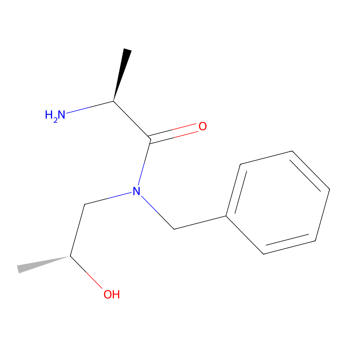 N-Benzyl-N-[(R)-2-hydroxypropyl][(S)-2-aminopropanamide] molecular structure, CAS 170033-64-4