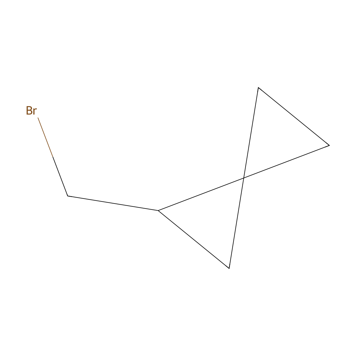 1-(Bromomethyl)spiro(2.2)pentane molecular structure, CAS 1700432-40-1