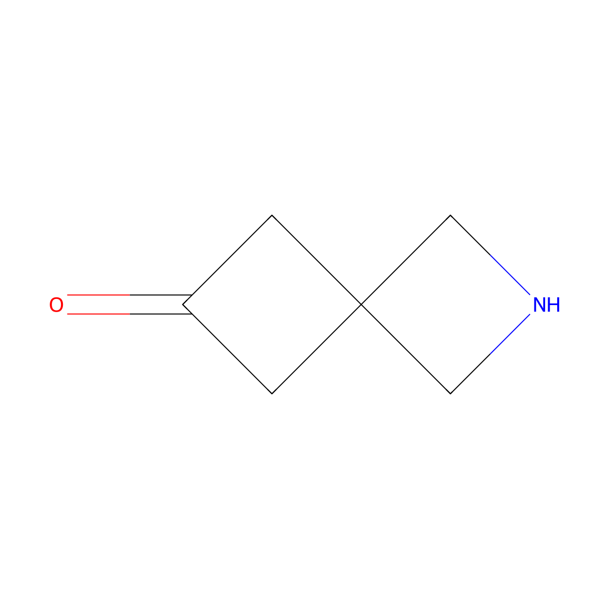 2-Azaspiro[3.3]heptan-6-one molecular structure, CAS 1700611-14-8