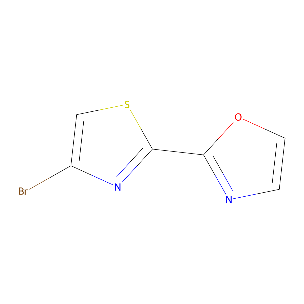 2-(4-Bromothiazol-2-yl)oxazole molecular structure, CAS 1700626-70-5