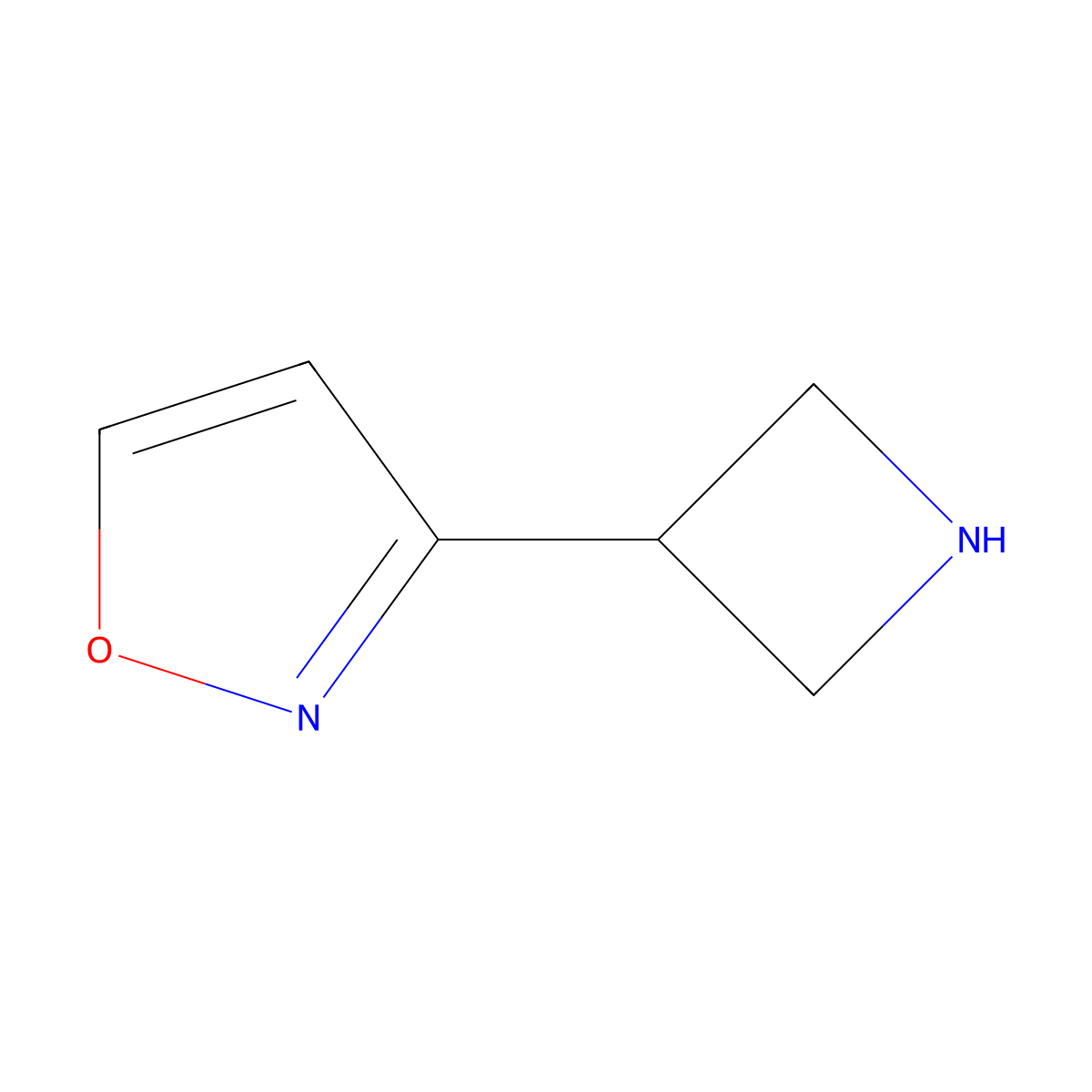 3-(Azetidin-3-yl)-1,2-oxazole molecular structure, CAS 1700695-39-1