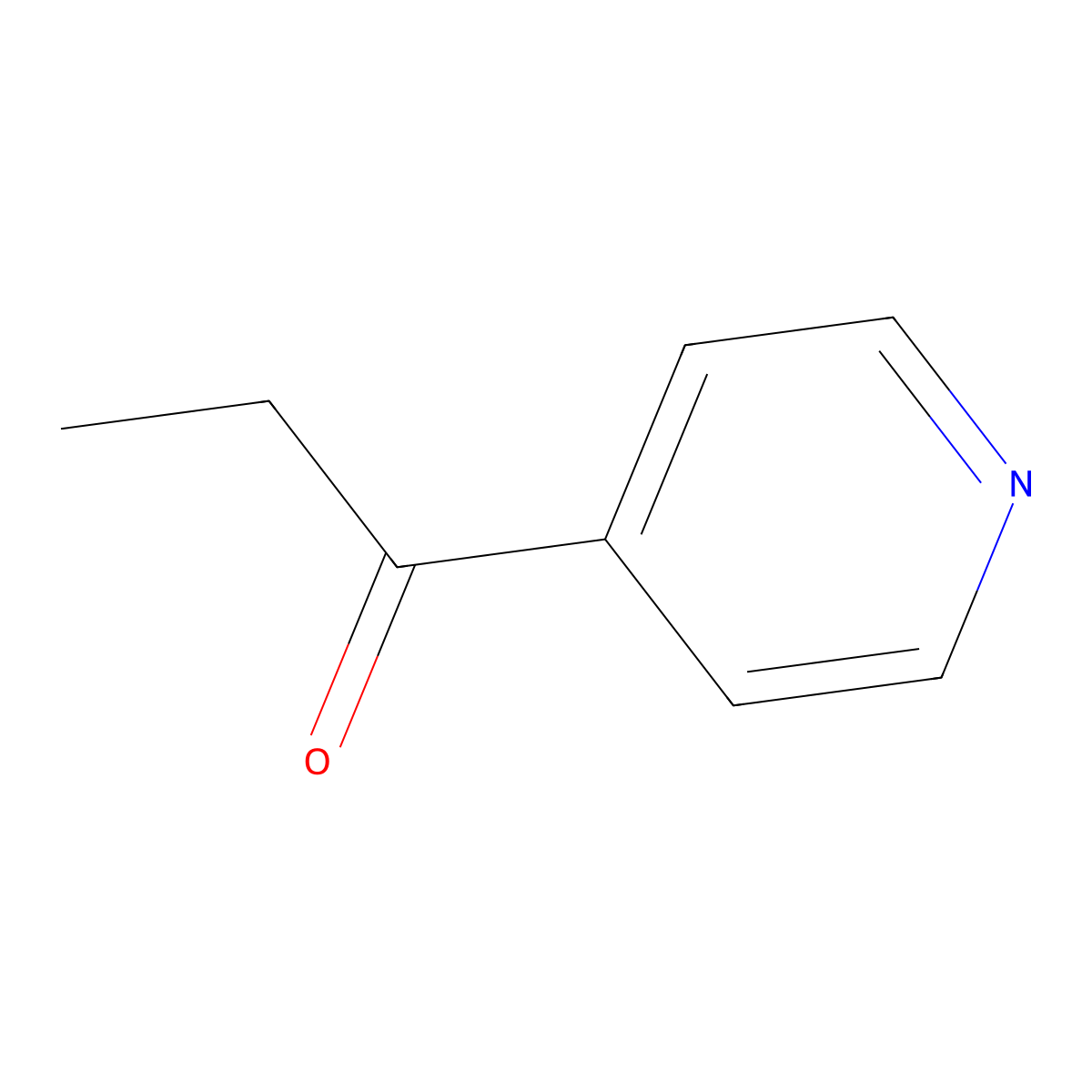 1-(4-Pyridinyl)-1-propanone molecular structure, CAS 1701-69-5