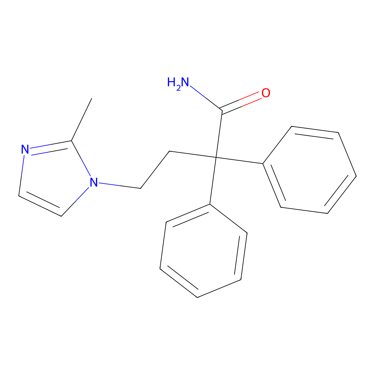 Imidafenacin molecular structure, CAS 170105-16-5
