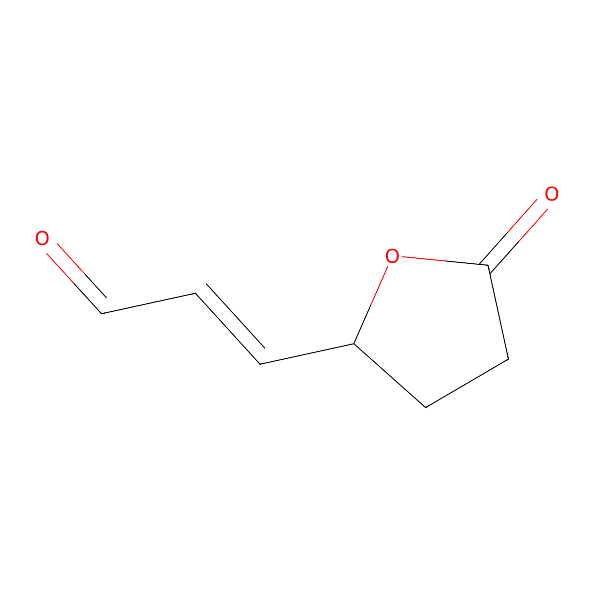 5-(3-Oxo-1-propenyl)oxolane-2-one molecular structure, CAS 1701425-55-9