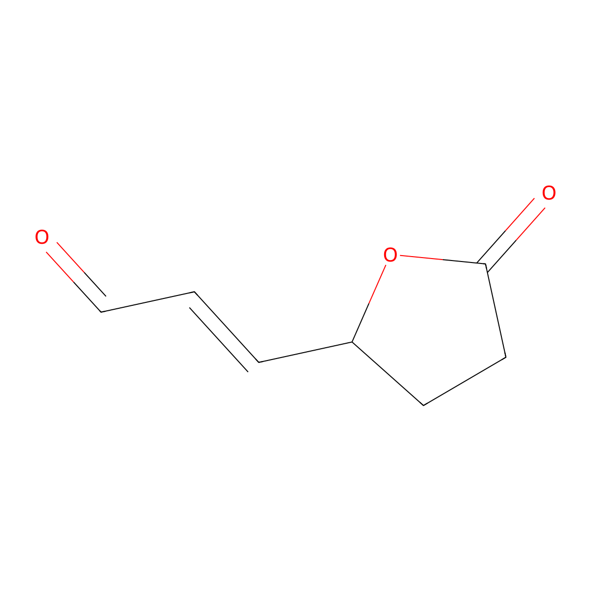 5-(3-Oxo-1-propenyl)oxolane-2-one molecular structure, CAS 1701425-55-9