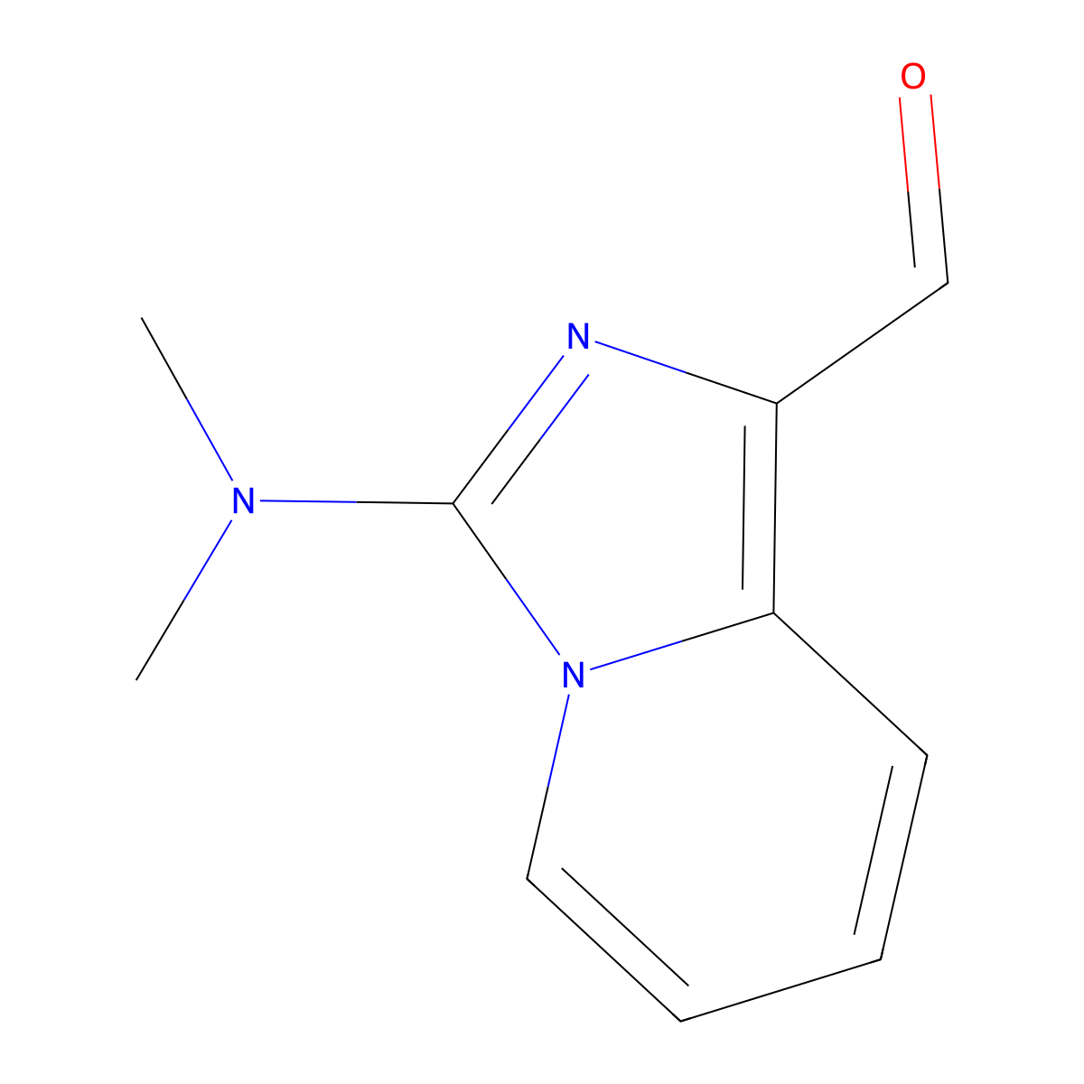 3-(Dimethylamino)imidazo[1,5-a]pyridine-1-carbaldehyde molecular structure, CAS 170145-26-3