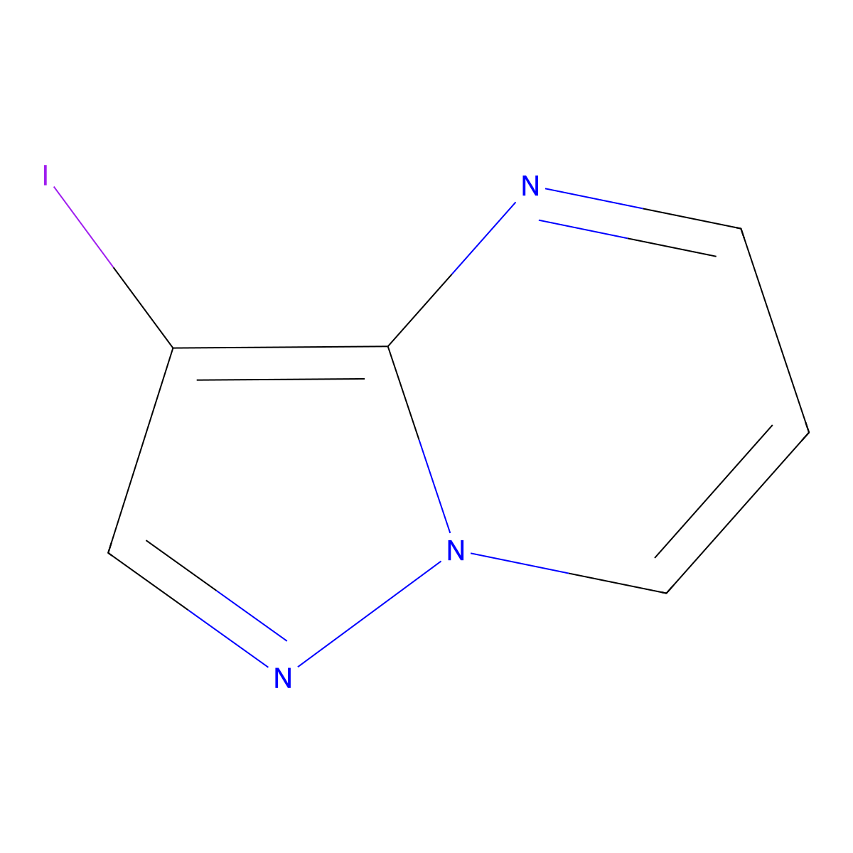 3-Iodopyrazolo[1,5-a]pyrimidine molecular structure, CAS 1701484-67-4