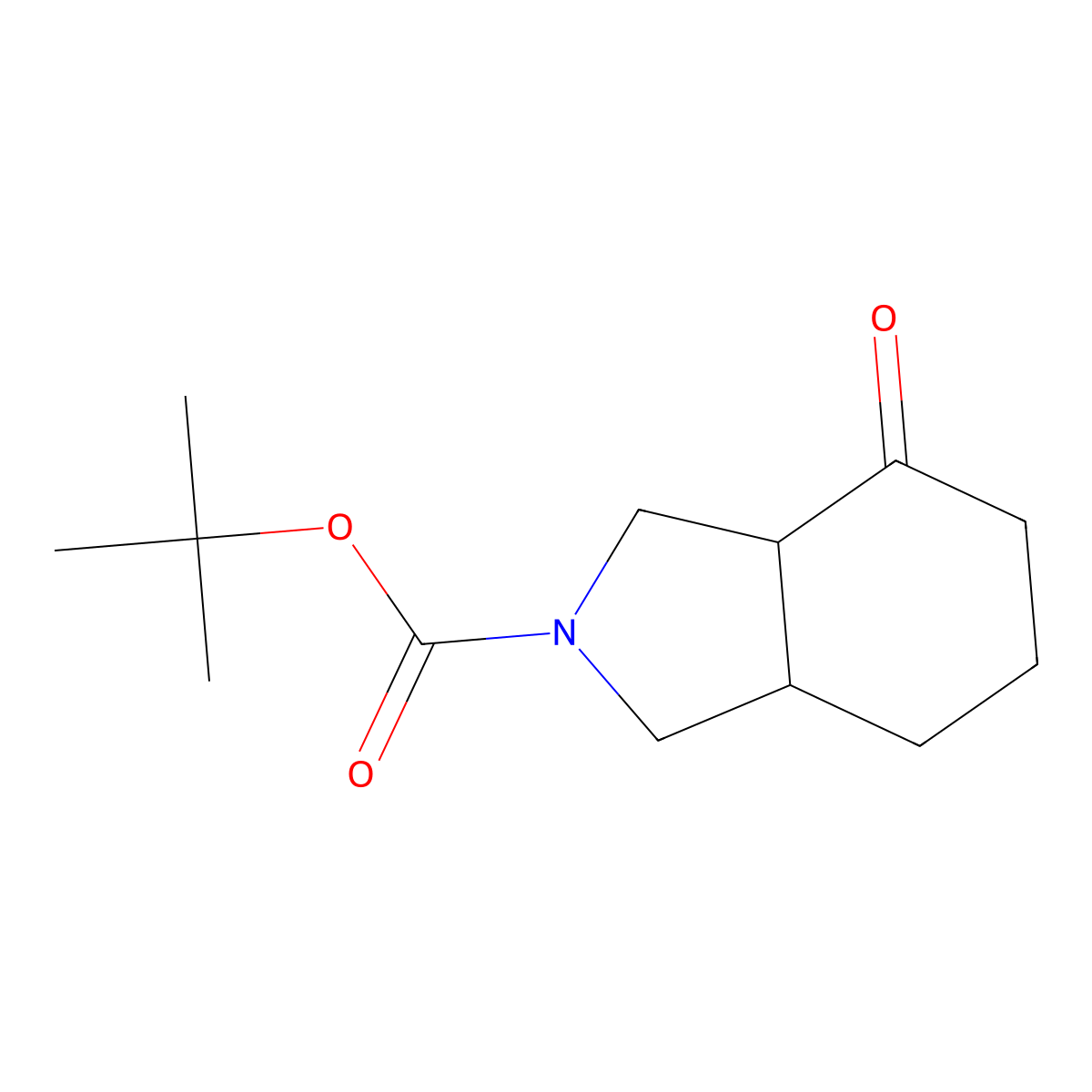 tert-Butyl (3aS,7aR)-7-oxo-3,3a,4,5,6,7a-hexahydro-1H-isoindole-2-carboxylate molecular structure, CAS 1701484-86-7