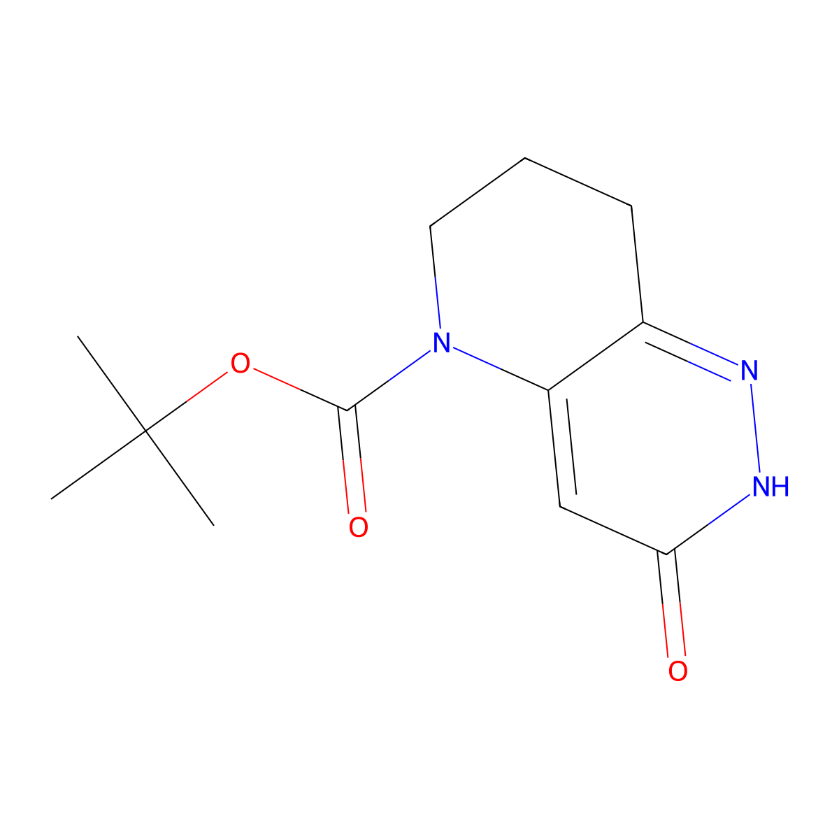 3-Hydroxy-7,8-dihydro-6H-pyrido[3,2-c]pyridazine-5-carboxylic acid tert-butyl ester molecular structure, CAS 1701807-80-8