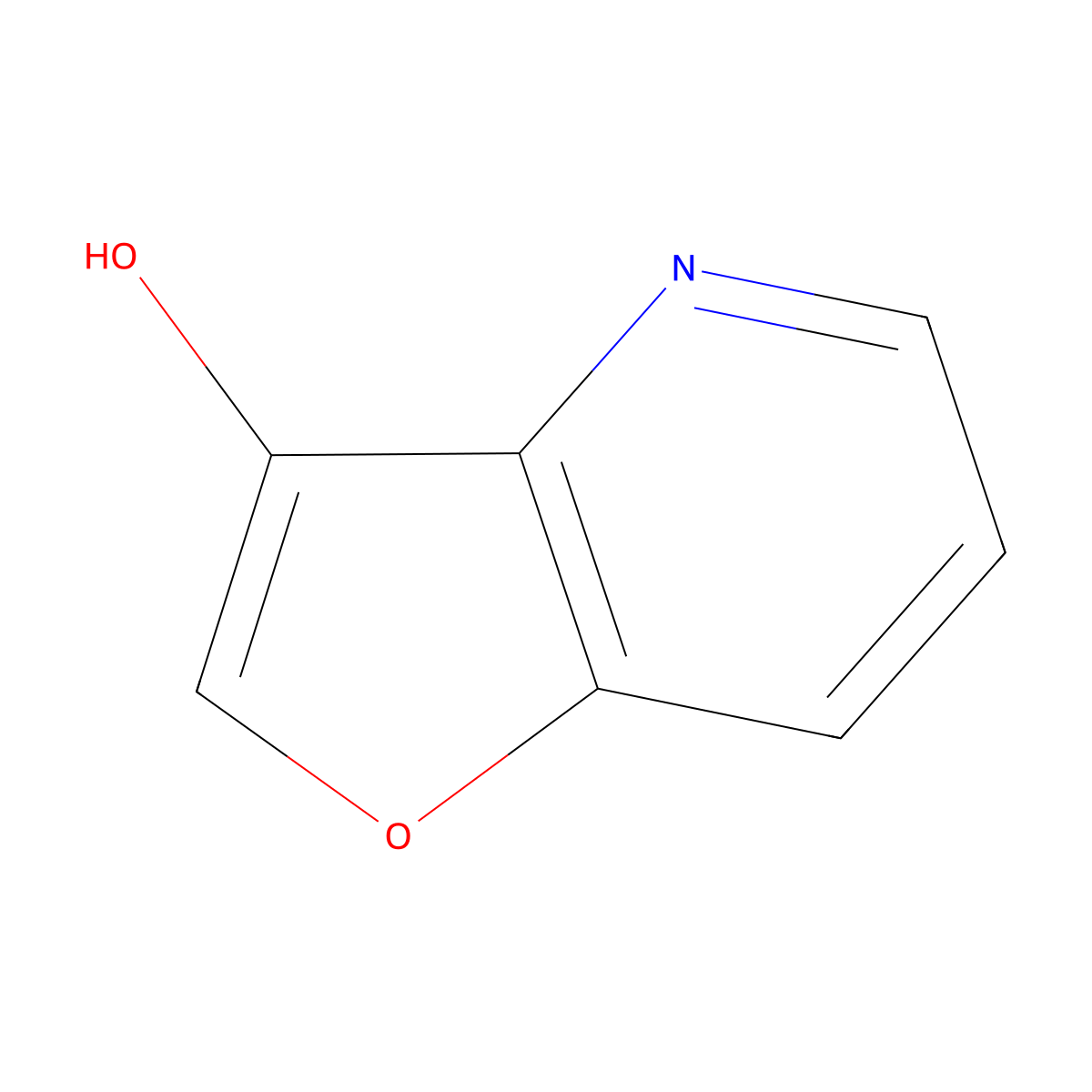 Furo[3,2-b]pyridin-3-ol molecular structure, CAS 1702044-87-8