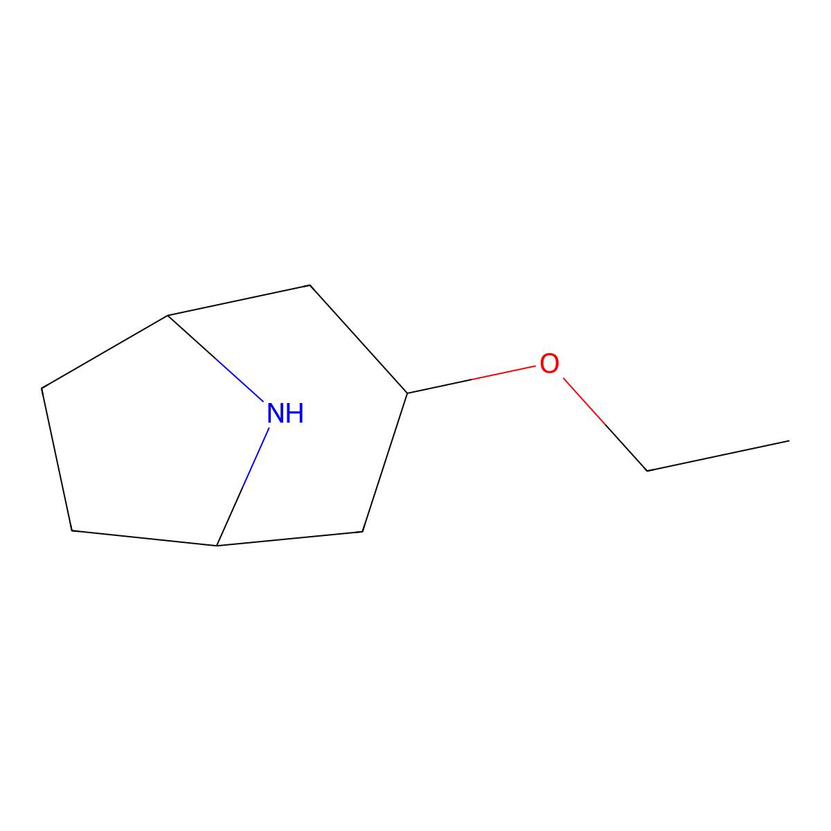 3-Ethoxy-8-azabicyclo[3.2.1]octane molecular structure, CAS 1702129-22-3