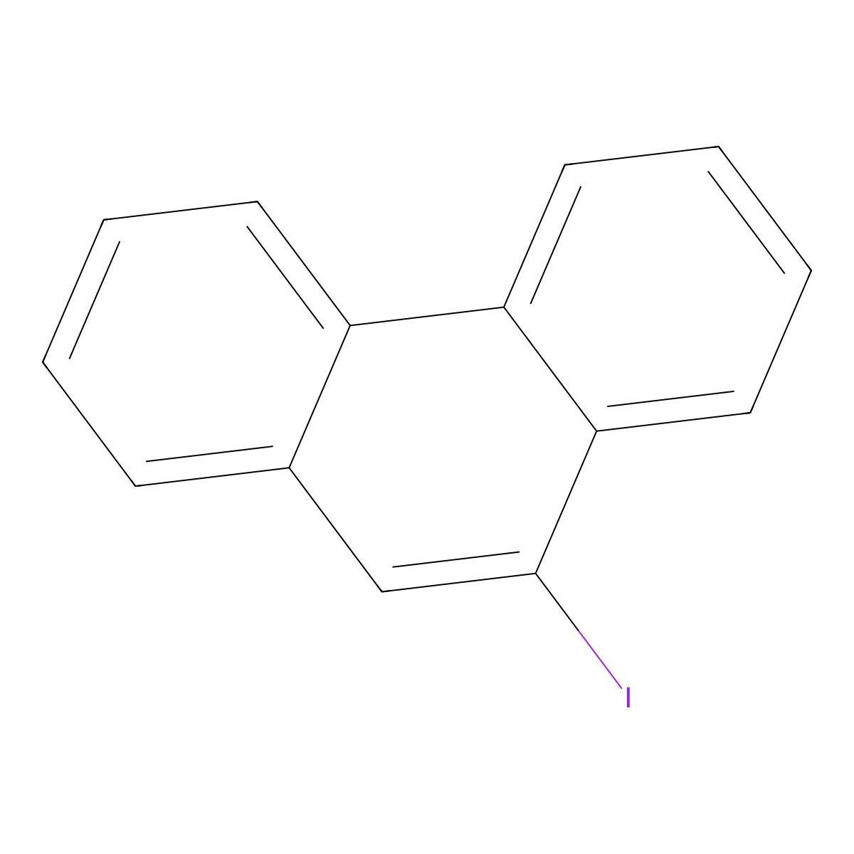9-Iodophenanthrene molecular structure, CAS 17024-12-3