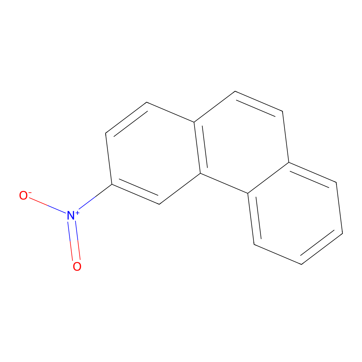 3-Nitrophenanthrene molecular structure, CAS 17024-19-0