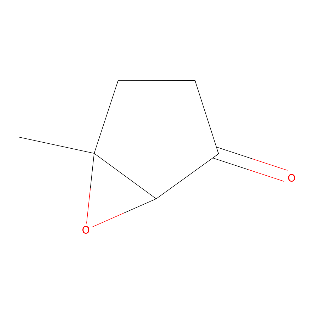 5-Methyl-6-oxabicyclo[3.1.0]hexan-2-one molecular structure, CAS 17024-44-1