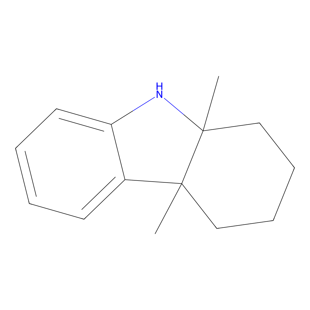 4A,9A-Dimethyl-2,3,4,4A,9,9A-hexahydro-1H-carbazole molecular structure, CAS 170244-69-6