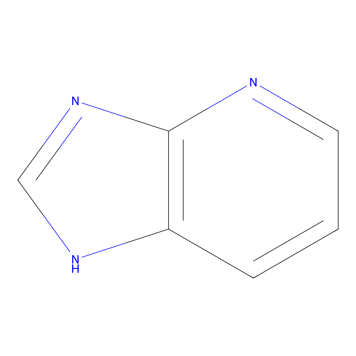 Imidazo(4,5-b)pyridine molecular structure, CAS 170245-18-8