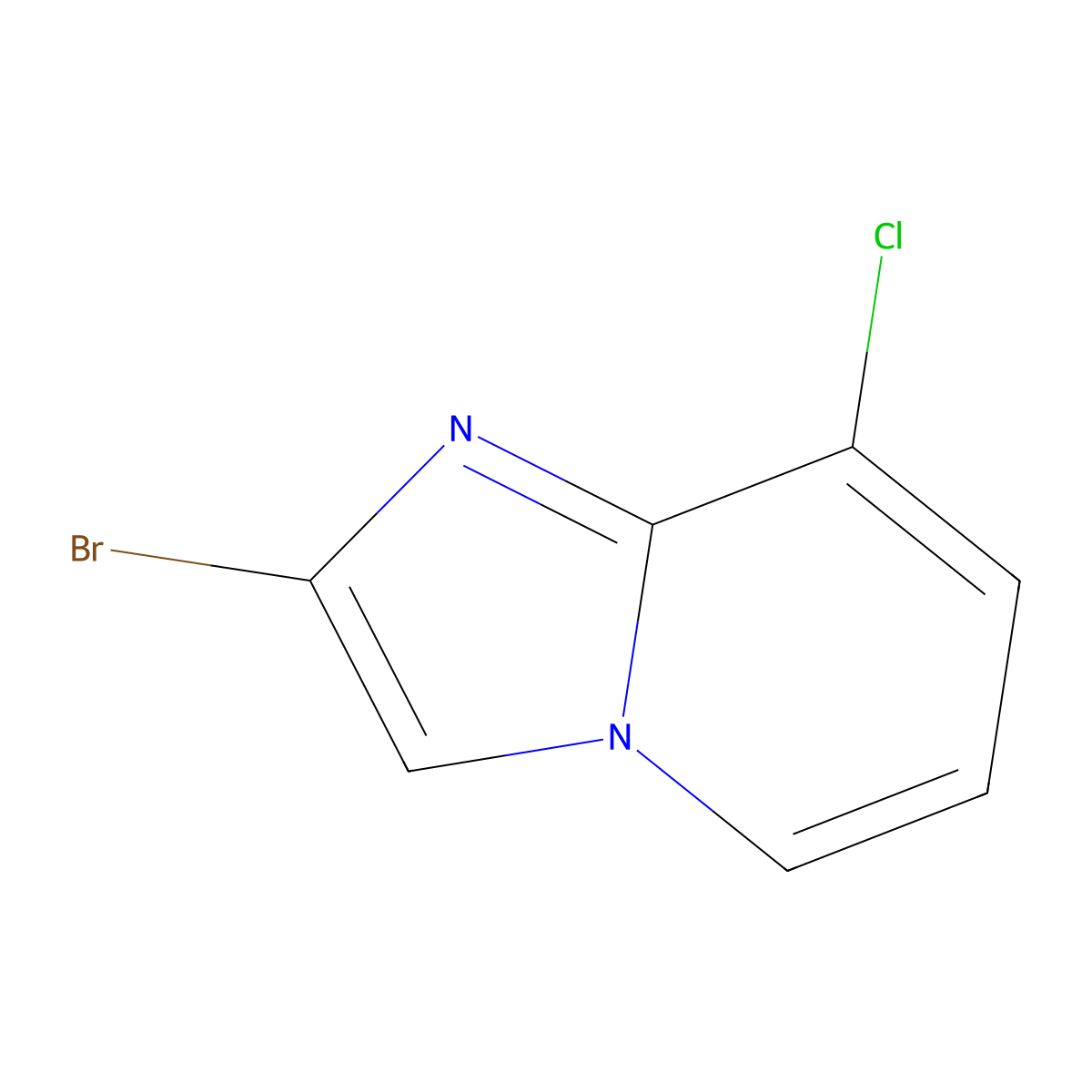 2-Bromo-8-chloro-imidazo[1,2-a]pyridine molecular structure, CAS 1702473-69-5