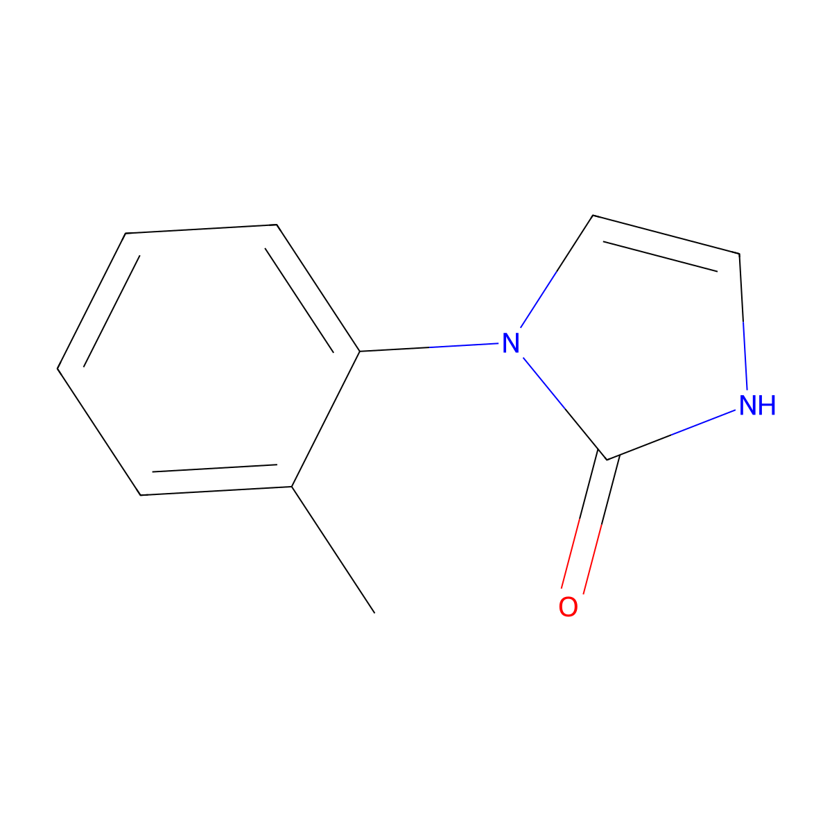 1-(o-Tolyl)-1,3-dihydro-2h-imidazol-2-one molecular structure, CAS 1702496-75-0