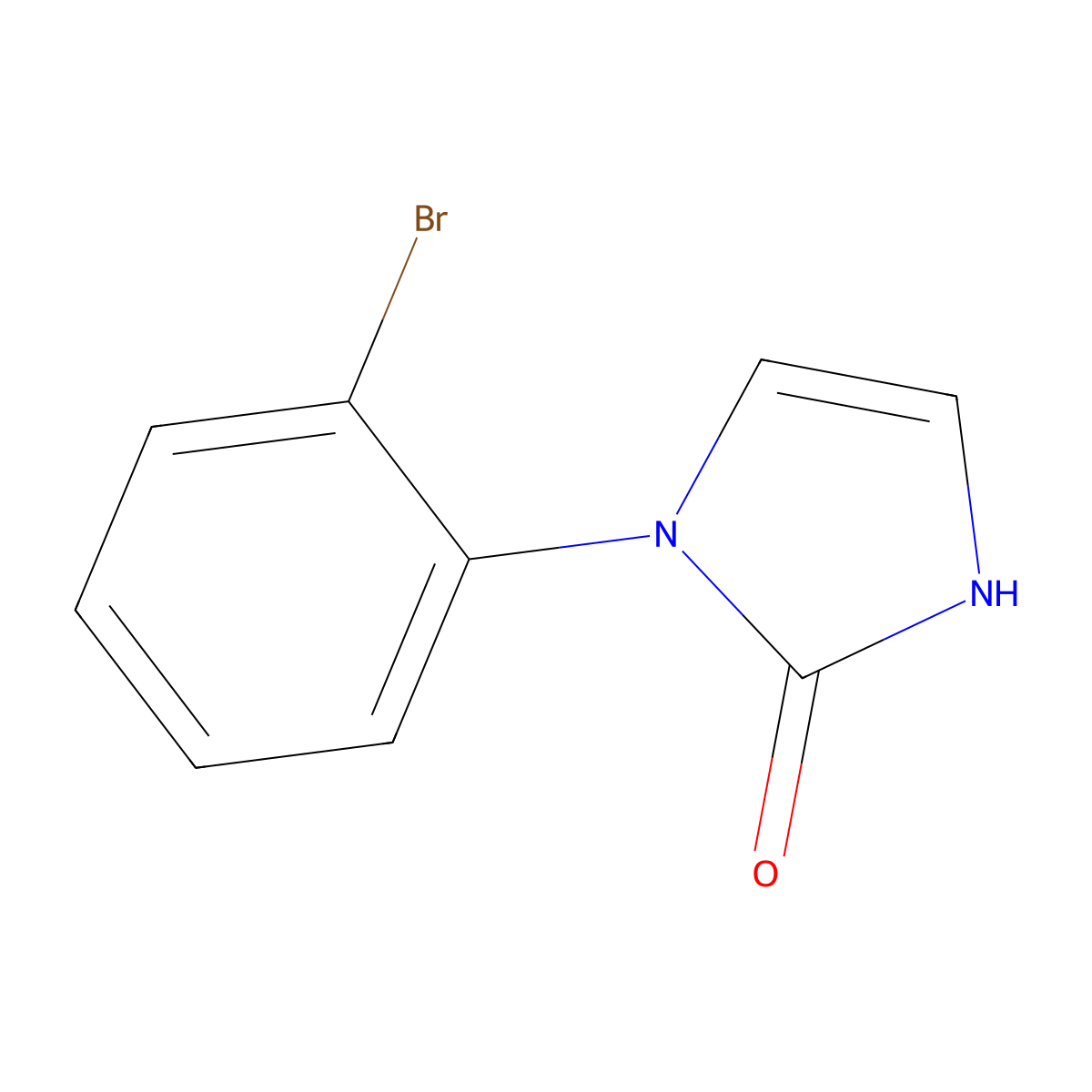 1-(2-Bromophenyl)-1,3-dihydro-2h-imidazol-2-one molecular structure, CAS 1702637-60-2