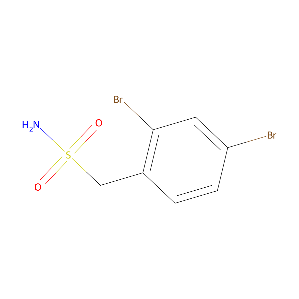 (2,4-Dibromophenyl)methanesulfonamide molecular structure, CAS 1702659-62-8