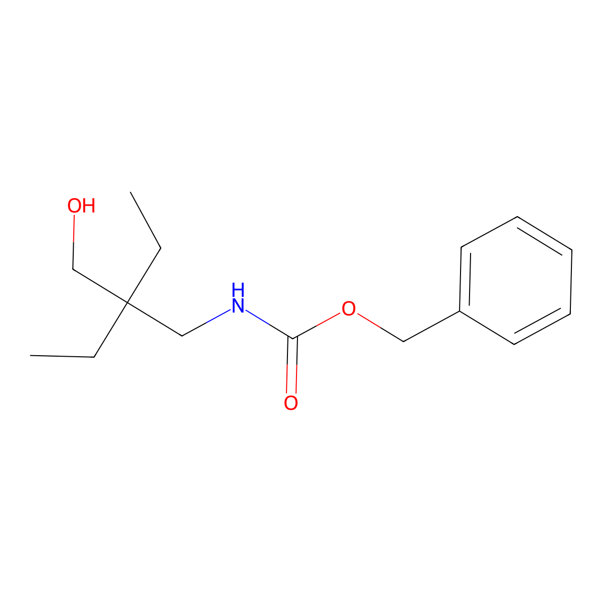 benzyl N-(2,2-diethyl-3-hydroxypropyl)carbamate molecular structure, CAS 1702745-89-8