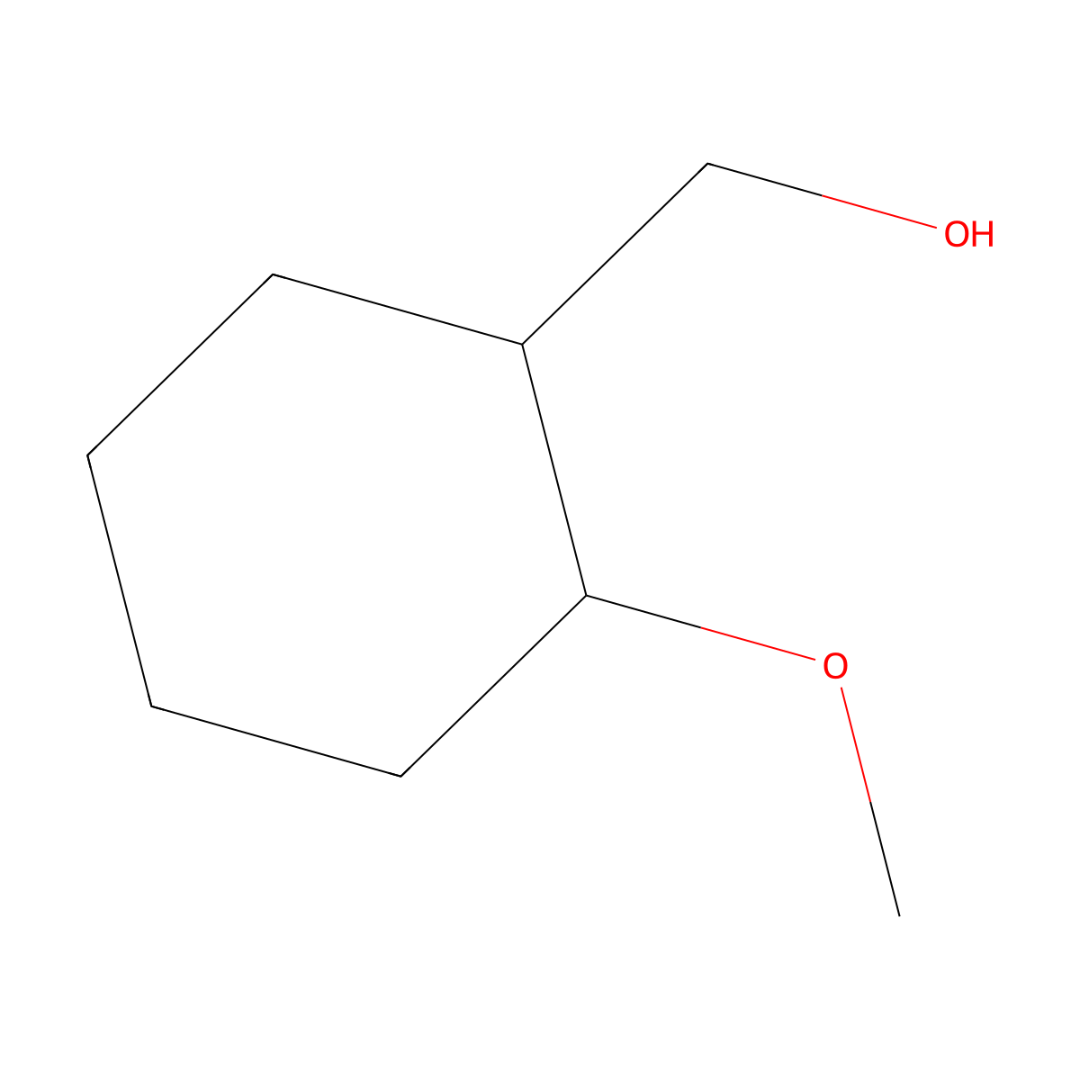 2-Methoxy-cyclohexanemethanol molecular structure, CAS 1702797-74-7