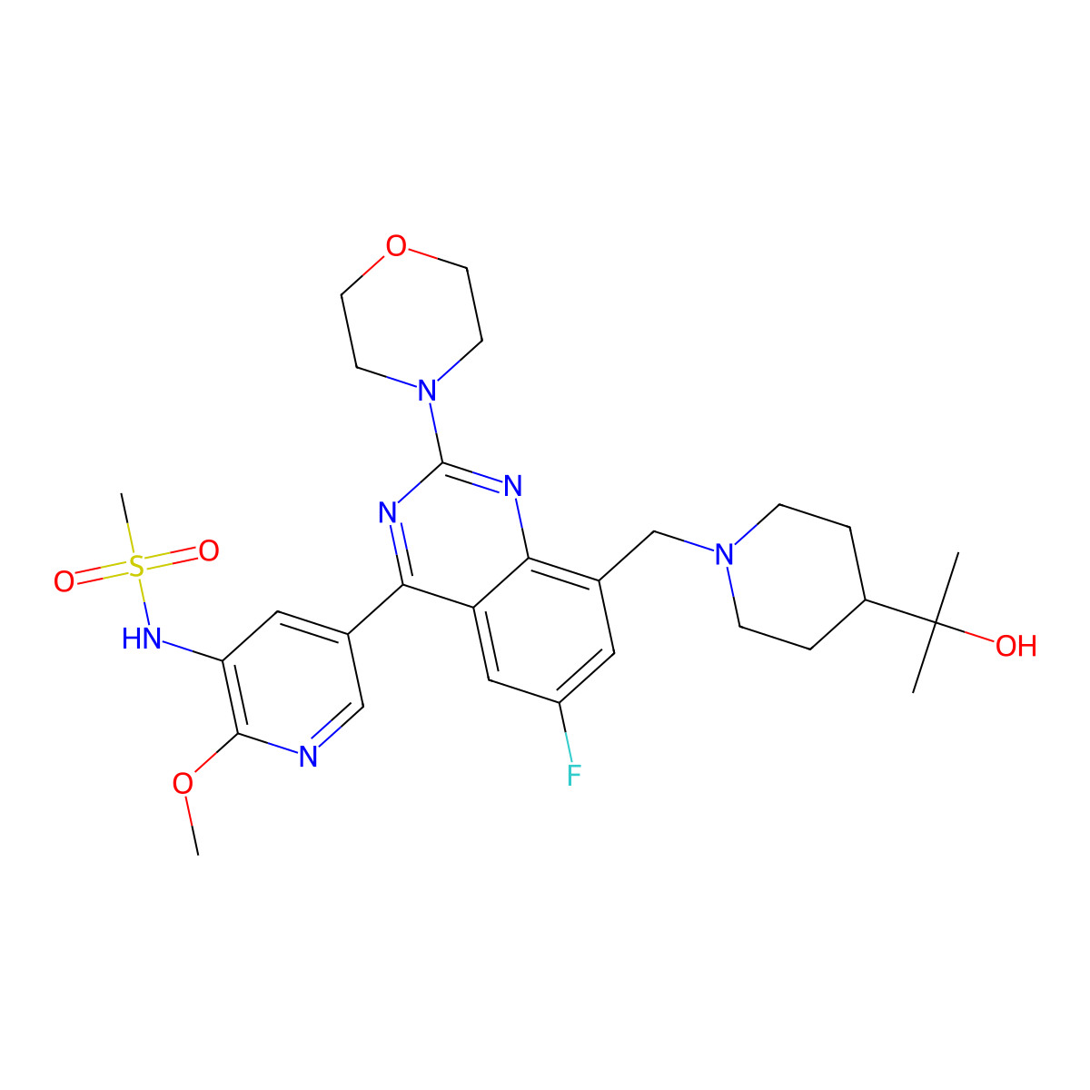 Linperlisib molecular structure, CAS 1702816-75-8