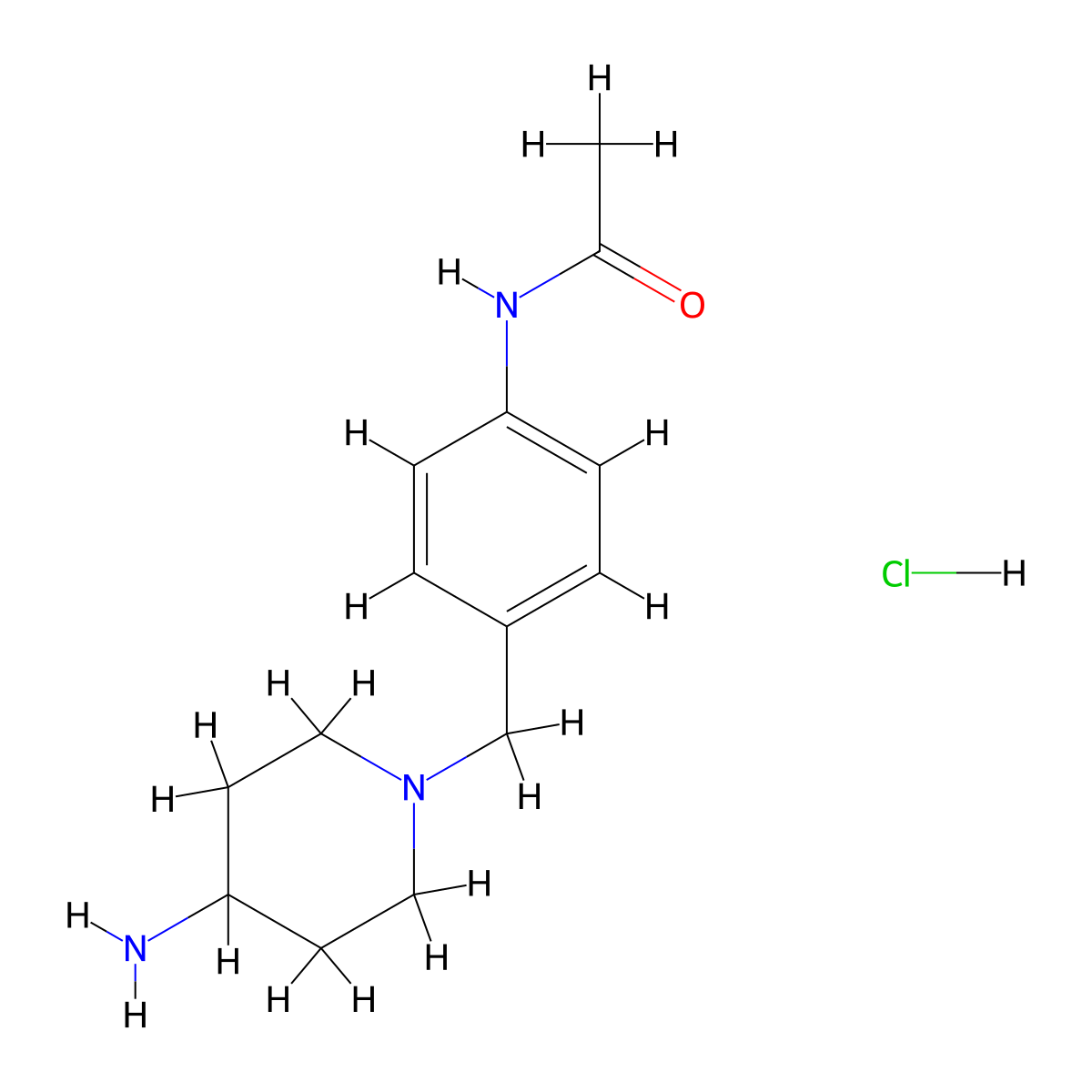 N-{4-[(4-aminopiperidin-1-yl)methyl]phenyl}acetamide hydrochloride molecular structure, CAS 1702823-58-2