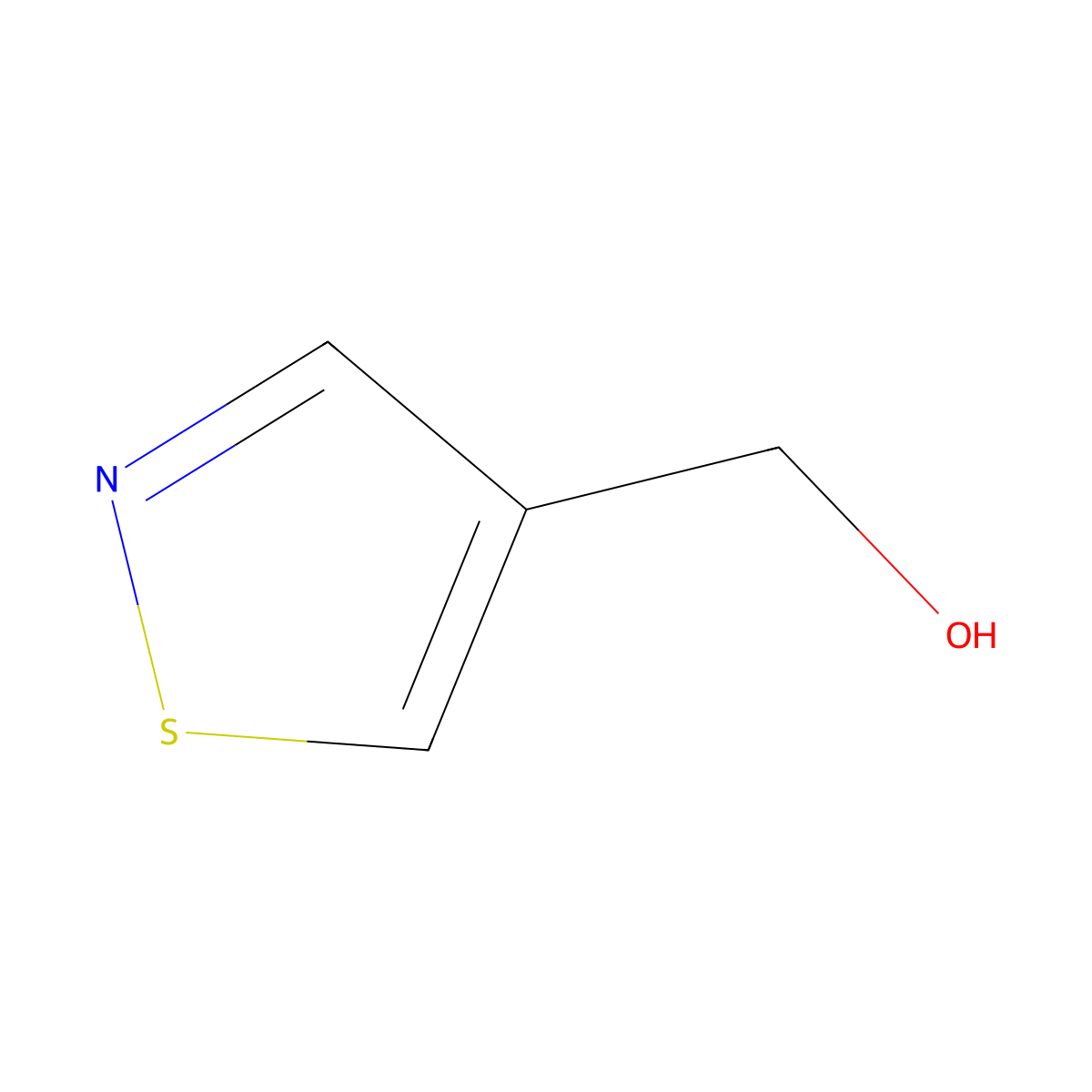 (1,2-Thiazol-4-yl)methanol molecular structure, CAS 170283-02-0