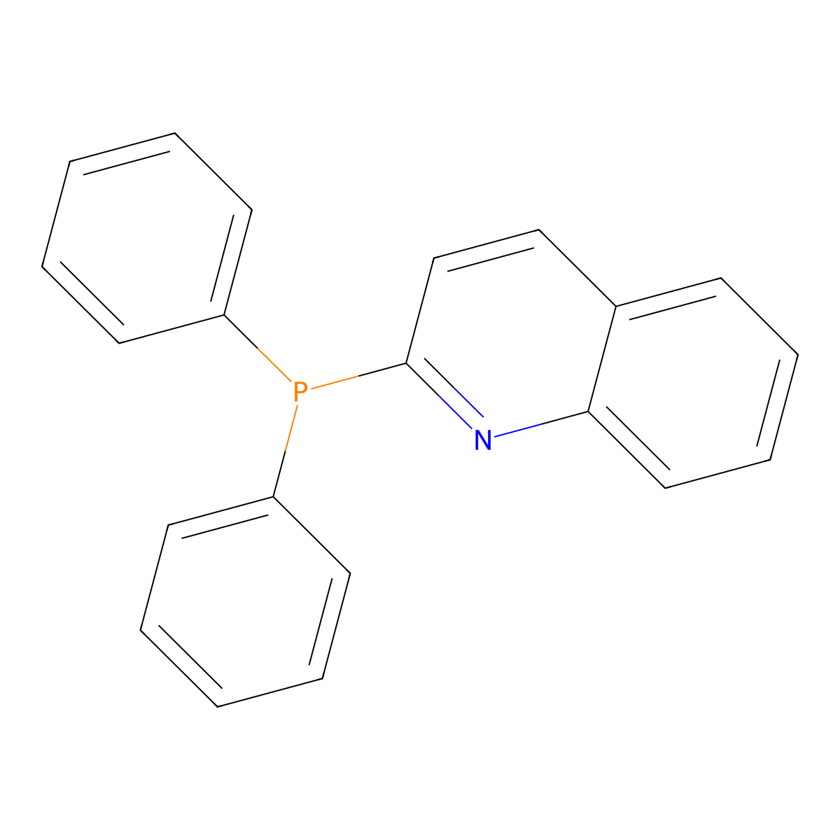 2-(Diphenylphosphino)quinoline molecular structure, CAS 170285-00-4