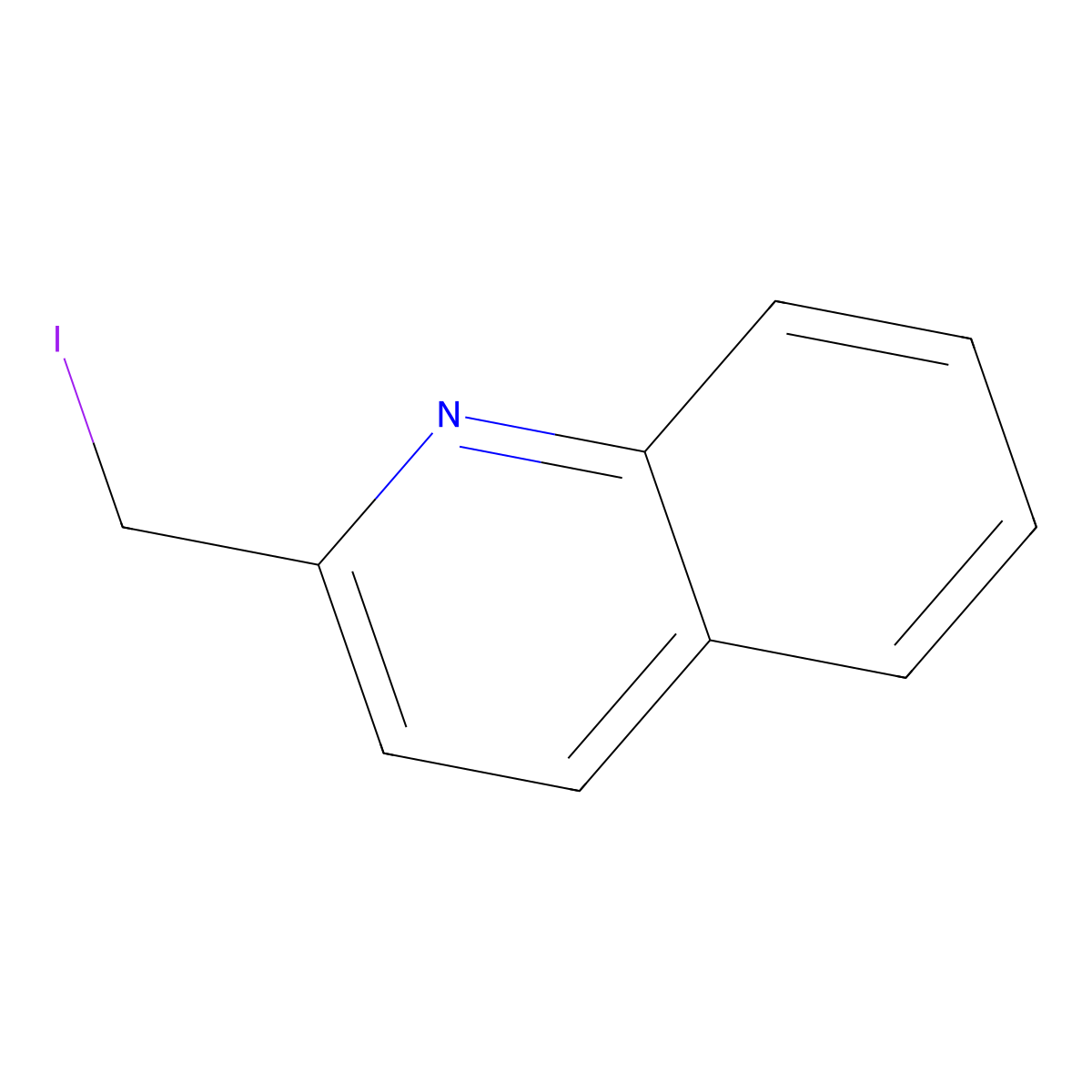 2-(Iodomethyl)quinoline molecular structure, CAS 170289-38-0