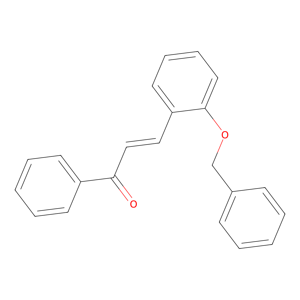 3-[2-(Benzyloxy)phenyl]-1-phenylprop-2-en-1-one molecular structure, CAS 1702924-57-9