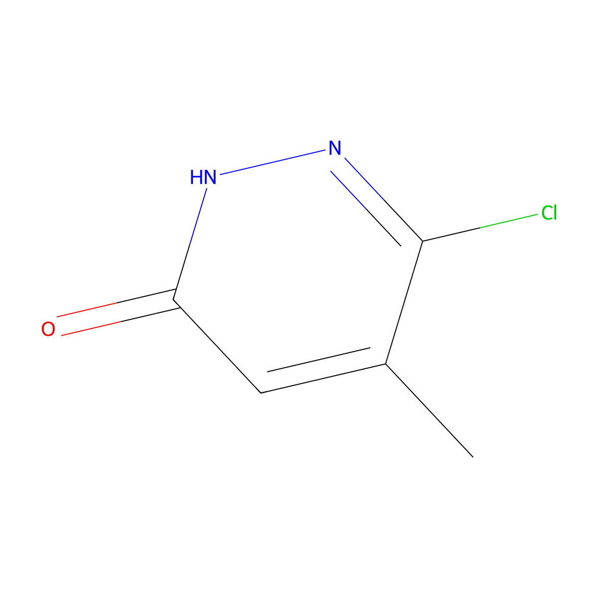 6-Chloro-5-methylpyridazin-3(2H)-one molecular structure, CAS 1703-07-7