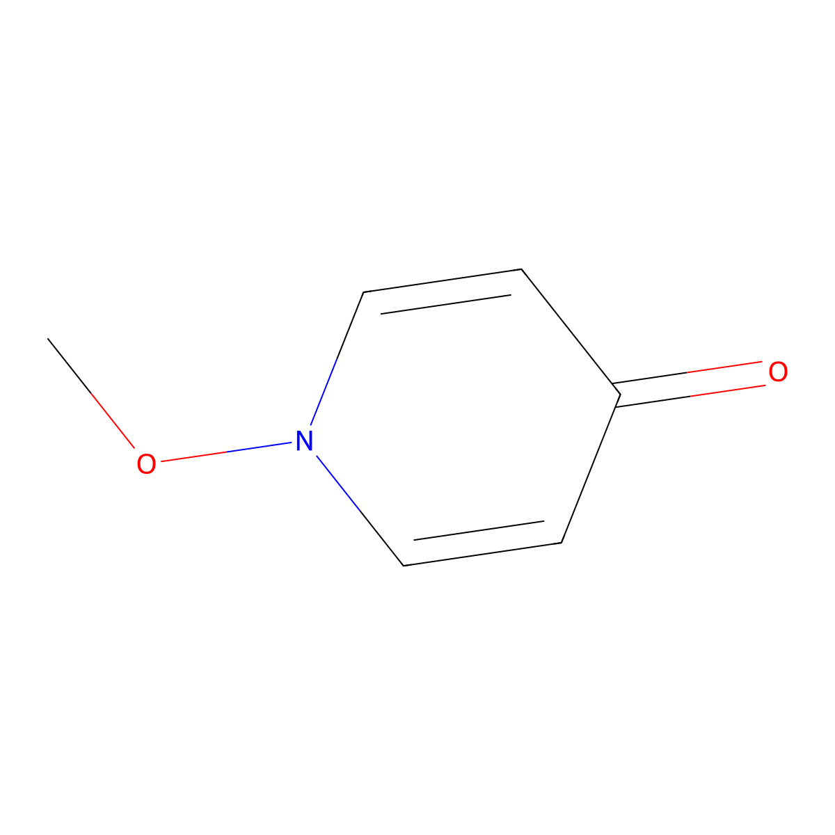 4(1H)-Pyridinone, 1-methoxy- molecular structure, CAS 1703-18-0