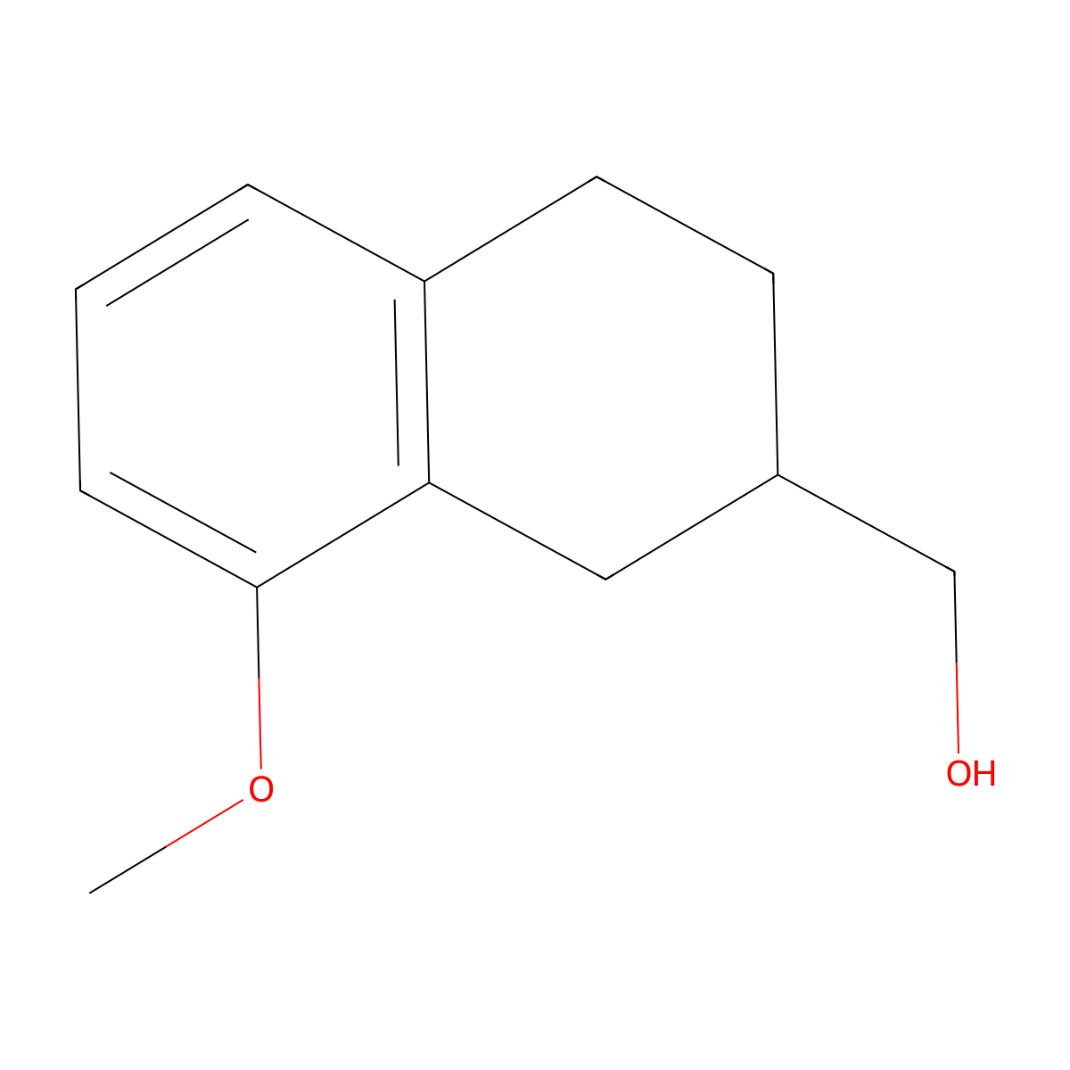 1-(8-Methoxy-1,2,3,4-tetrahydronaphth-2-yl)methanol molecular structure, CAS 170353-29-4