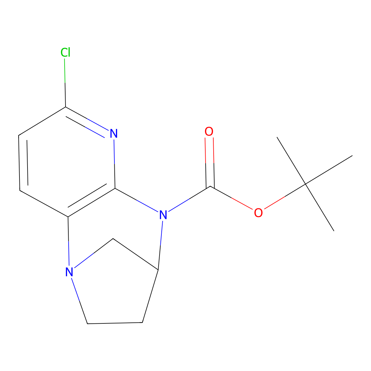 tert-butyl (9S)-5-chloro-1,6,8-triazatricyclo[7.2.1.0,2,7]dodeca-2,4,6-triene-8-carboxylate molecular structure, CAS 1703789-04-1
